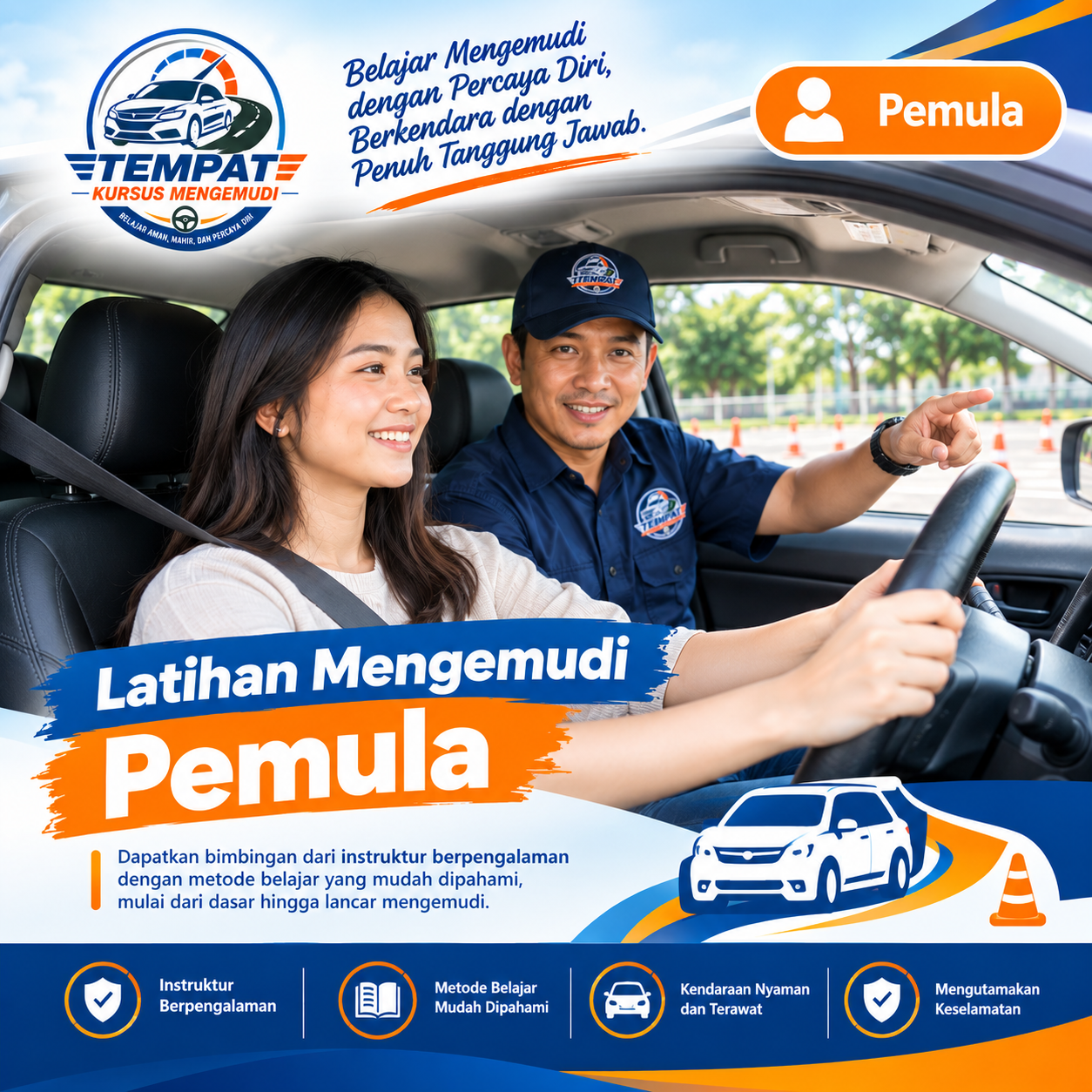 Latihan Mengemudi untuk Pemula