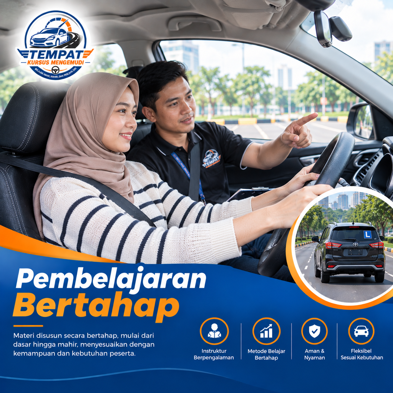 Pembelajaran Mengemudi Bertahap